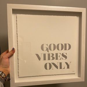 Good vibes square in perfect condition.